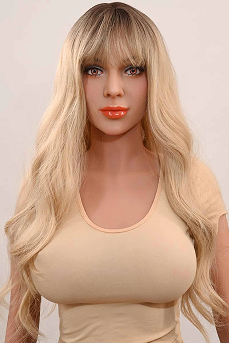Luxurious Wavy Real Human Hair Wig for Sex Dolls – Natural Style